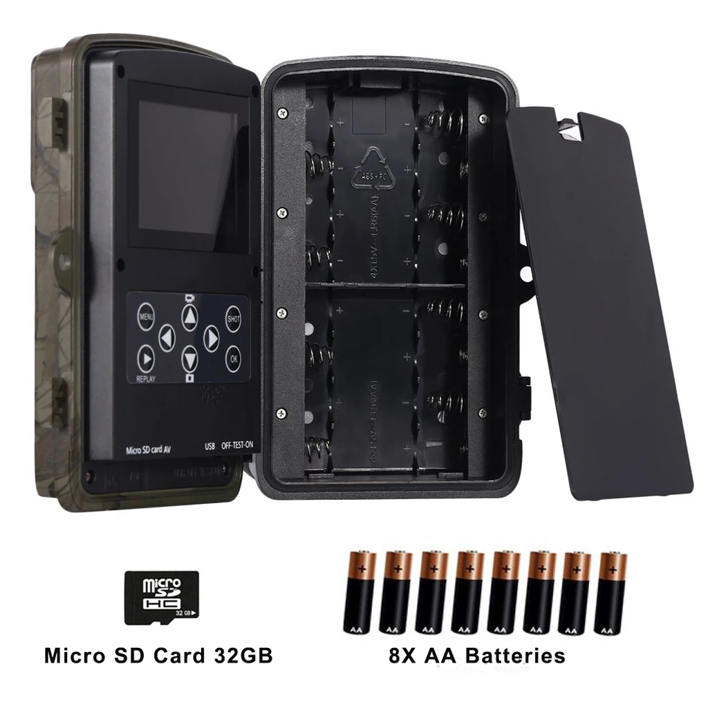 HC801-A Trail Wildlife Camera IR Outdoor Hunting 16MP 1080P HD LCD HC801-A Trail Wildlife Camera IR Outdoor Hunting 16MP 1080P HD LCD