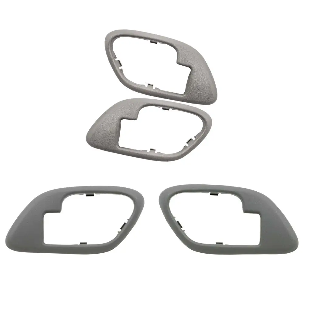 Interior Inside Inner Gray Door Handle Trim Bezels Replacements 15708080 for Cadillac Escalade 99-2000