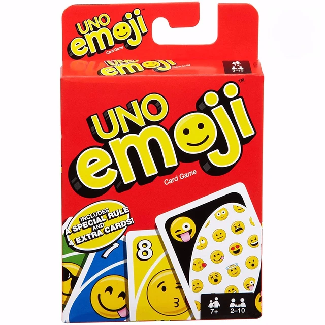 Games UNO: Emojis Card Game Family Funny Entertainment Board Game Fun Poker  Playing Cards Kids Toys Gift - AliExpress