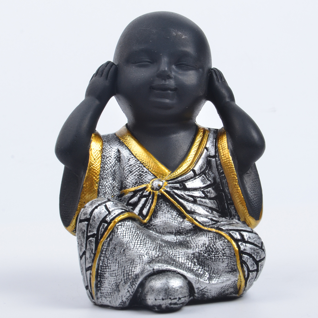 Little Monks Figurine Statue Baby Buddha Sculpture Home Office Decor Gift