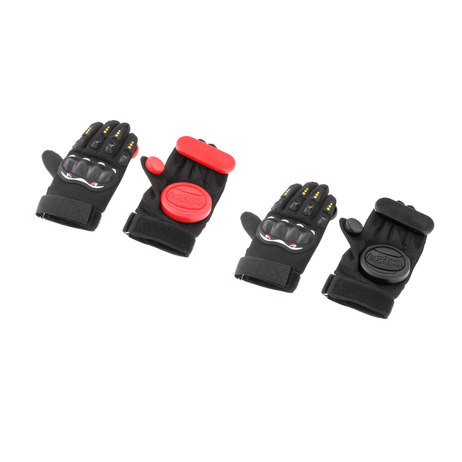 Men Skateboard Gloves With Sliders Standard Long Board Road Downhill Brake Slide Gloves For Men Sports Downhill Brake Gloves