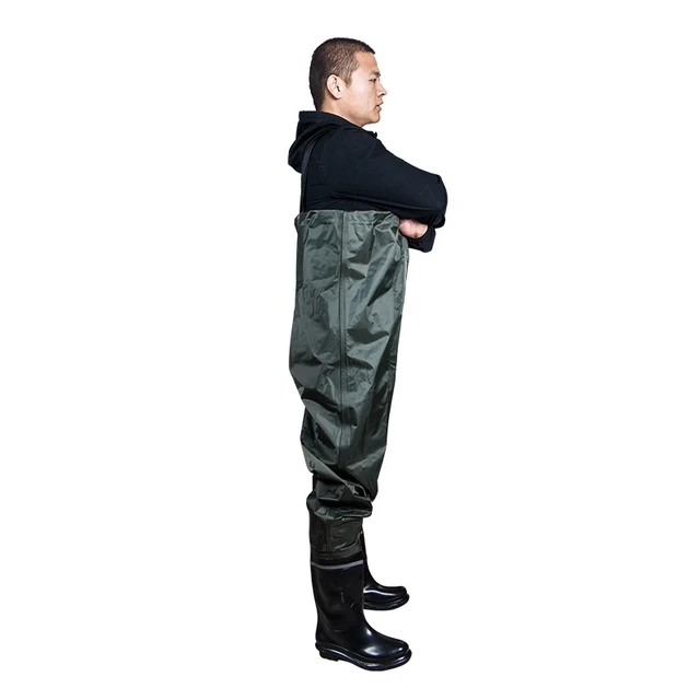 Fishing Waders Pants Overalls With Boots Gear Set Suit Kits Adult