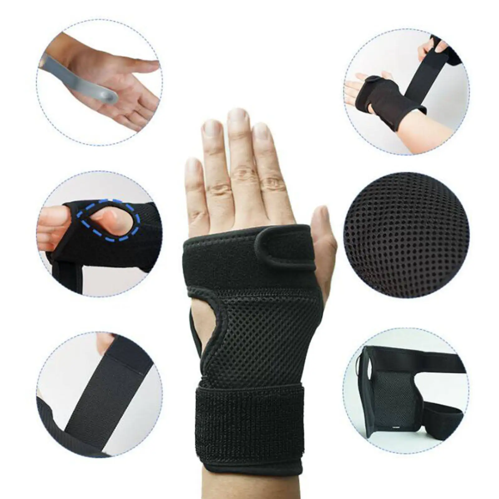 Wrist Brace Wrist Band Hand Protector Brace for Syndrome Protection Adult