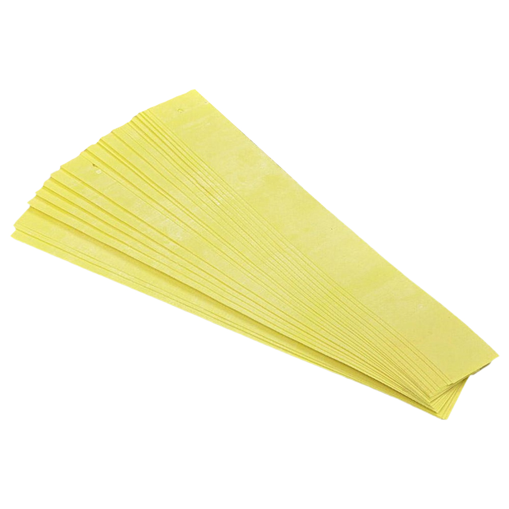 20 Strips Acaricide Beekeeping Fluvalinate Bee Mite Varroa Killer Strips, Yellow