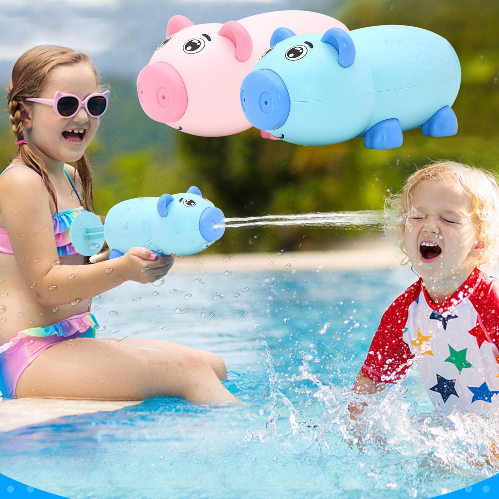Lot De 3 Pistolets à Eau En Forme De Banane - Jet Jusqu'à 8 Mètres, Pour Enfants 3 Ans+, Piscine, Plage - 6