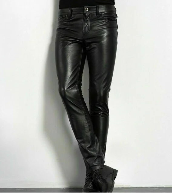 High Quality Sexy Slim Fit Straight Leg Ladies Leather Long Pants Women  Sexy Leather Pants - China Leather Pants and Sexy Pants price |  Made-in-China.com