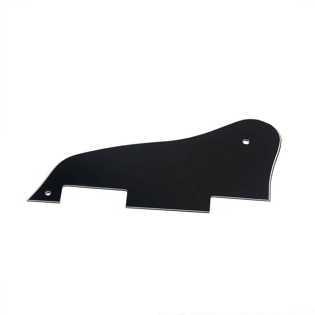 Durable 3-ply 2-hole Pickguard Scratch Plate for   ES335 Guitar Replacement Parts Black