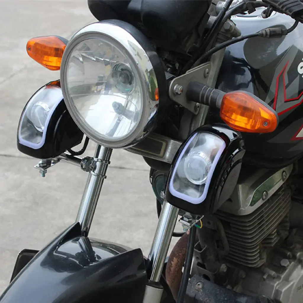 Waterproof Motorcycle Angel Eye & Devil Eye Light Stereo Speakers for Suzuki