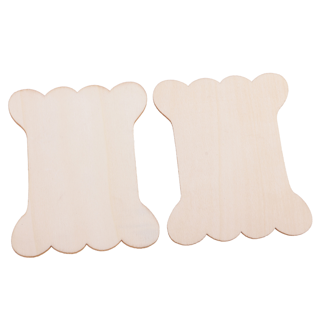 Description Picture 5 of item10pcs Large Natural Wood Thread Bobbins Spool Bone Shaped for Storage Holder Cross Stitch Embroidery Floss Sewing Tools