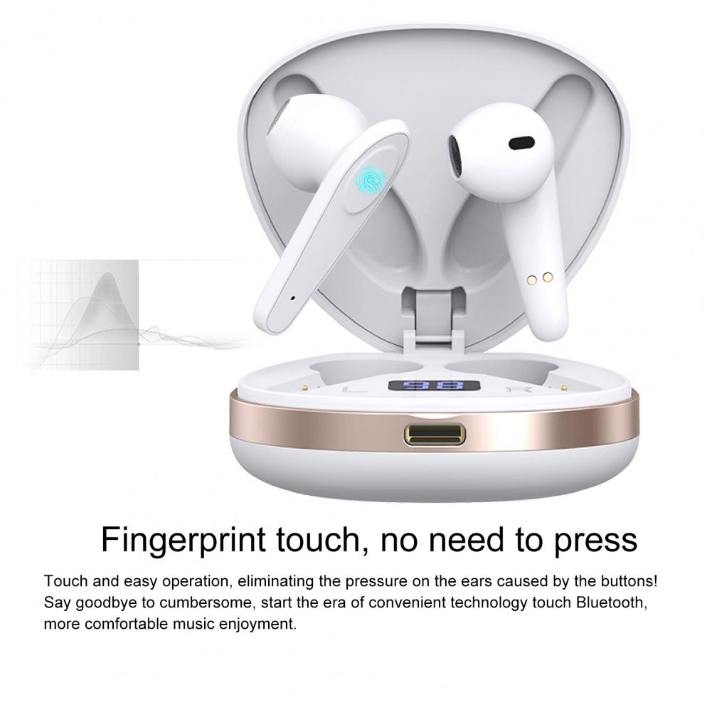 X19 TWS Earphone LED Display Wireless Wireless Earbuds HIFI Stereo headphones Sport Waterproof Noise Cancelling Headset - ANKUX.COM