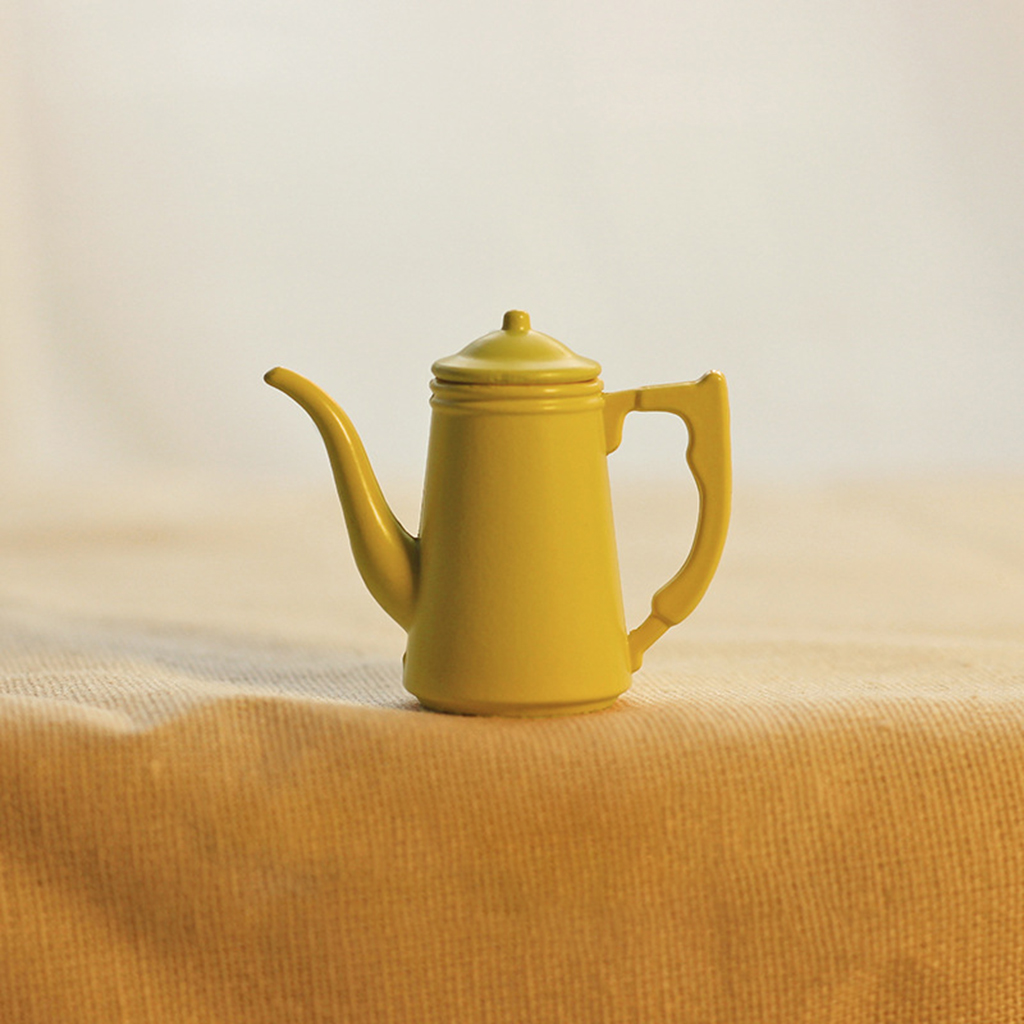 1/12 Scale Miniatures Doll House Kettle Mini DIY Doll Tiny Life Scene Dinning Room Decoration Accessories Children Toys