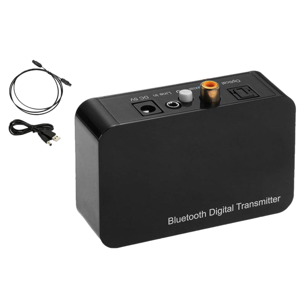 Bluetooth Transmitter Sender Aux 3.5mm / Optical Audio for TV Headphones