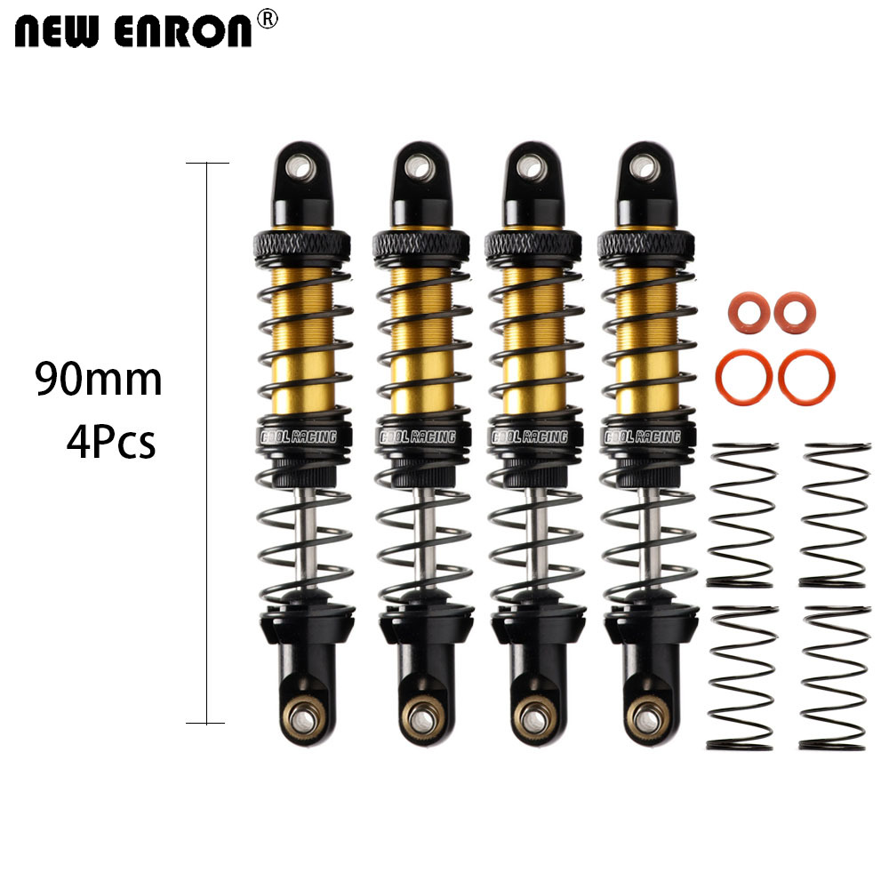 Регулируемый металлический амортизатор масла RC, 4 шт., 70 мм, 80 мм, 90  мм, 100 мм, 110 мм, 120 мм, амортизатор впитывает для радиоуправляемых ...