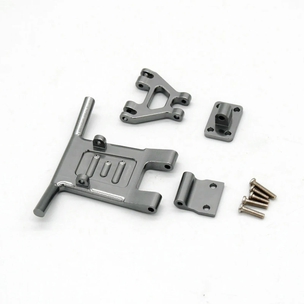 Metal Front Guard & Bumper Set for Wltoys 124016 124018 1/14 144001 Crawler Car DIY Accessory Parts