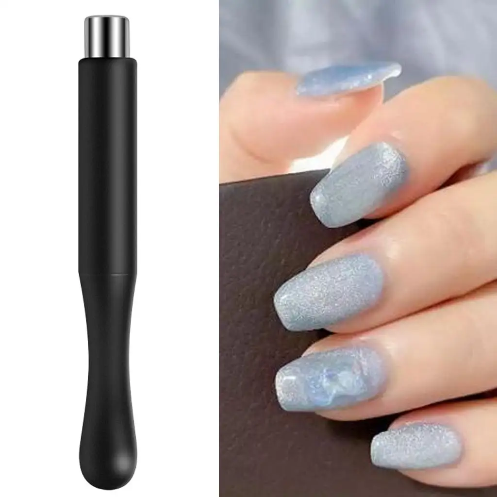 Magnet Stick Painting UV Gel Polish Nail Silicone Cylindrical Pen for Studio