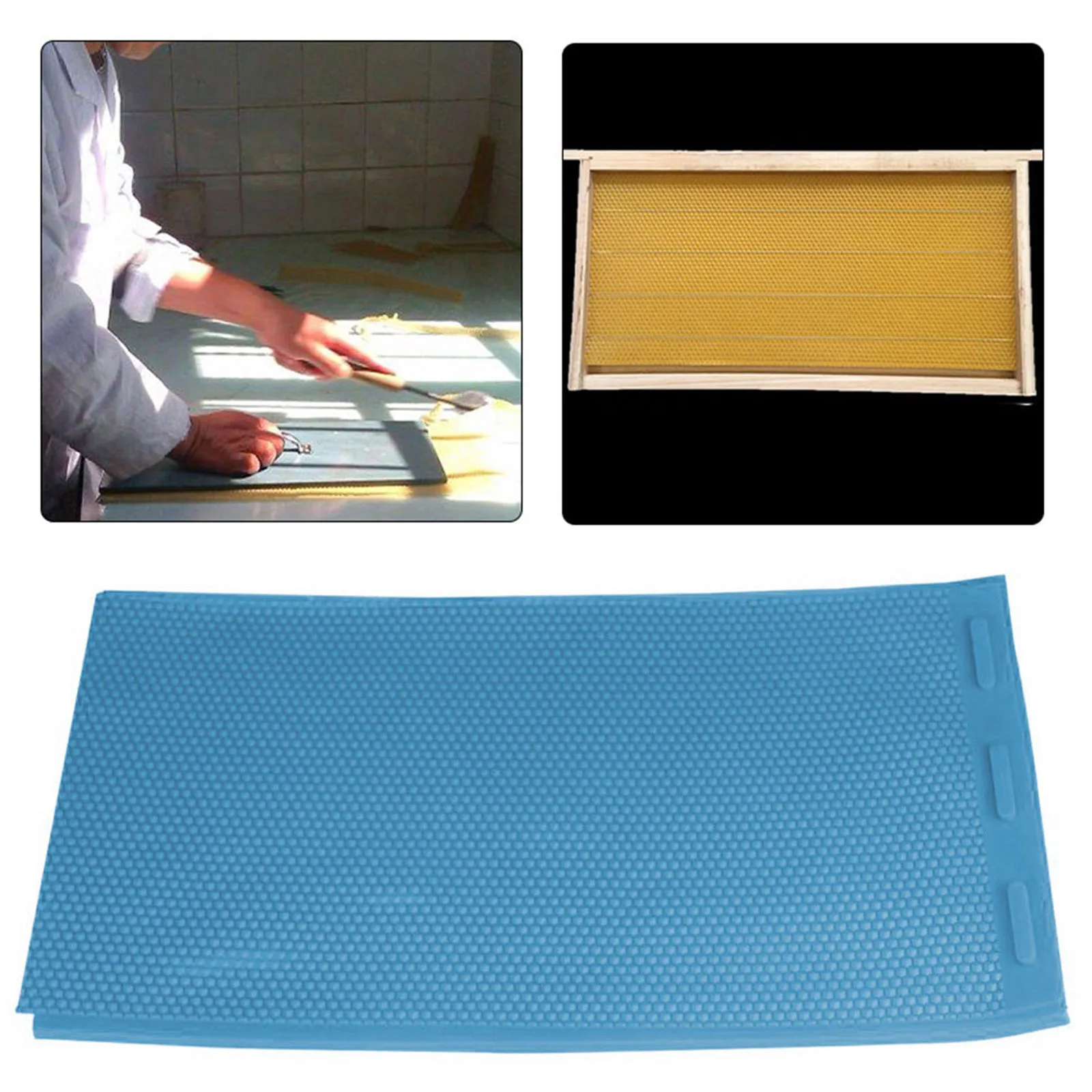 Beekeeping Beeswax Foundation Press Sheet Mould 2PCS for Candles, Cosmetics, Food, Craft etc