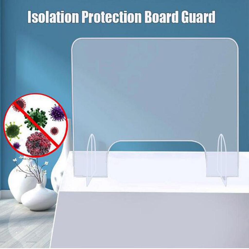 Sneeze Guard Acrylic Guard Barrier Workspace Counter Safety Shield Screen