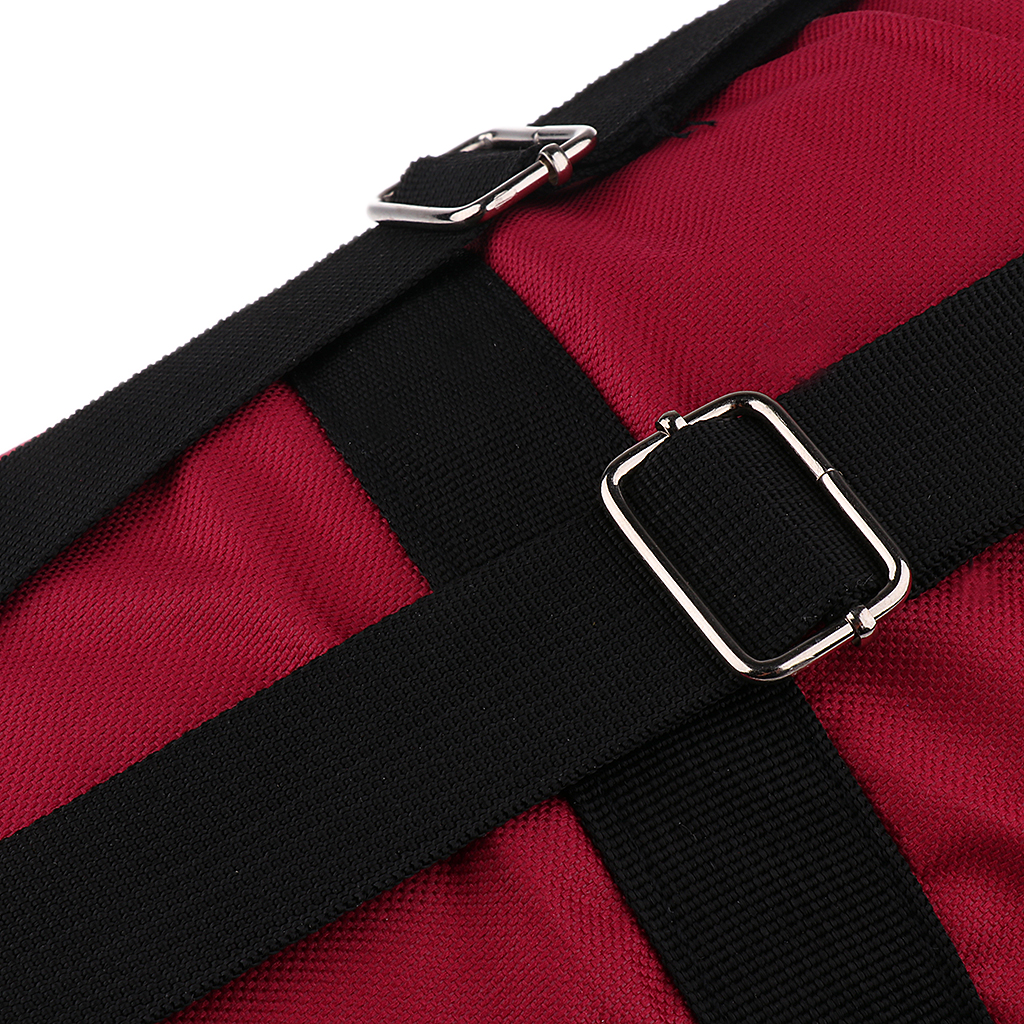 Durable Oxford Fabric Tenor Trombone Shoulder Carry Gig Bag Musical Instrument Accessory Claret Color 91cm