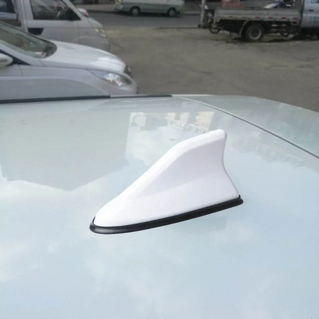 Shark Fin Antenna Universal Car Waterproof Decoration Roof Aerial Car Antenna Cover Radio