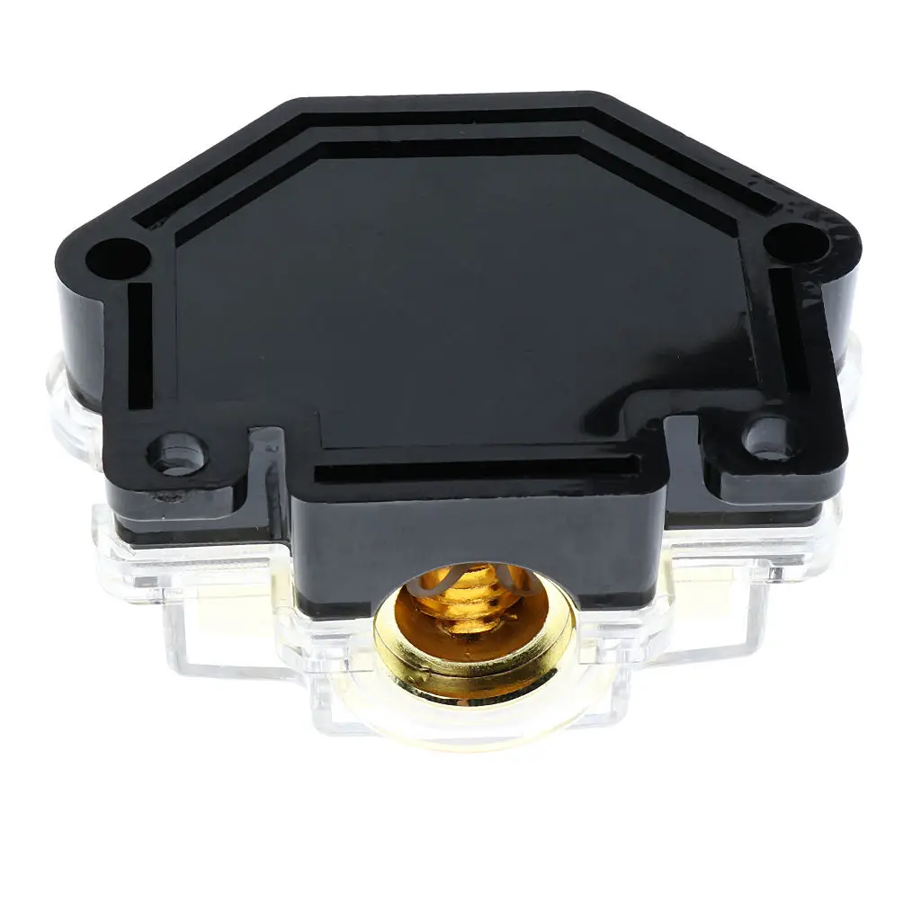 Car Audio Power Fuse Holder Distribution Block 0/2/4Ga Input 2 4 8 Ga Output