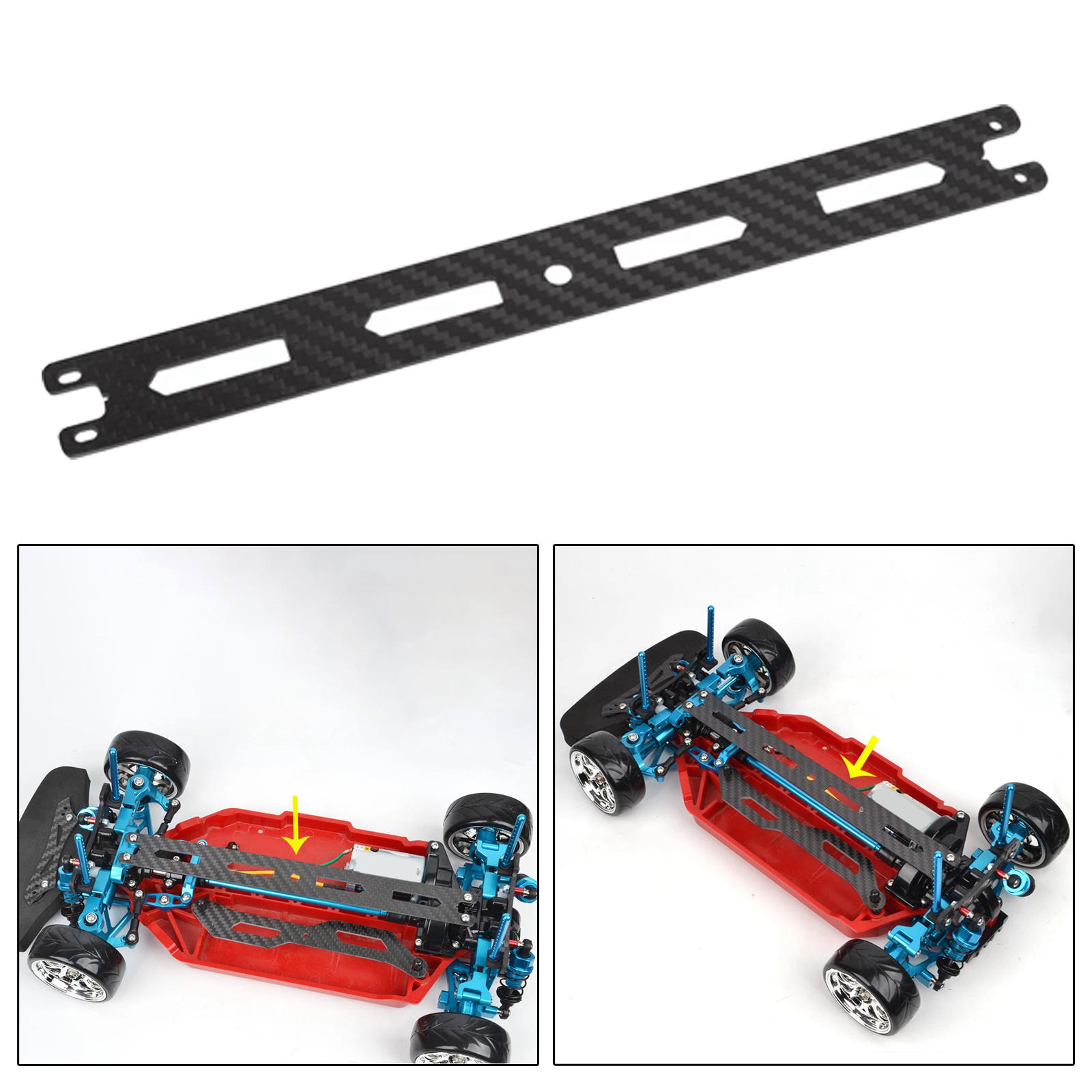 Carbon Fiber Top Upper Deck Accessories Tray Part Chassis Upgrades for Tamiya 1/10 RC Car TT02 TT02B TT-02 TT-02B