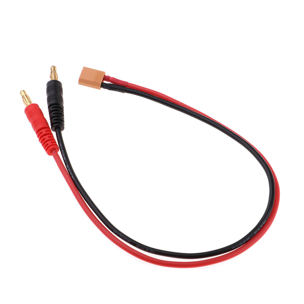 4mm  / Banana to XT30 Charging Cable Lead 16AWG for RC LiPO Battery Charging