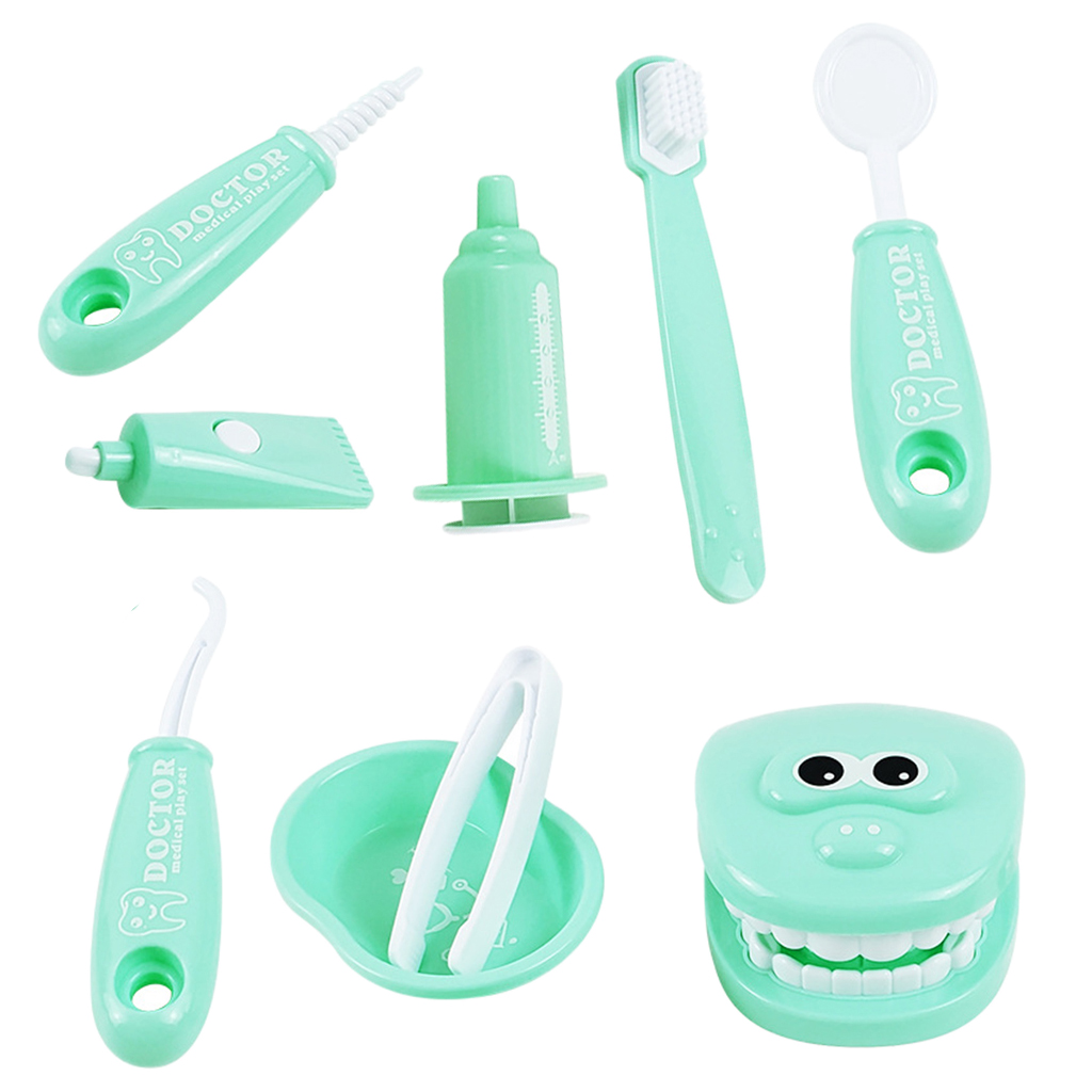Pretend Play Kids Doctor Dentist Kit Preschool Activity Toy for Toddler