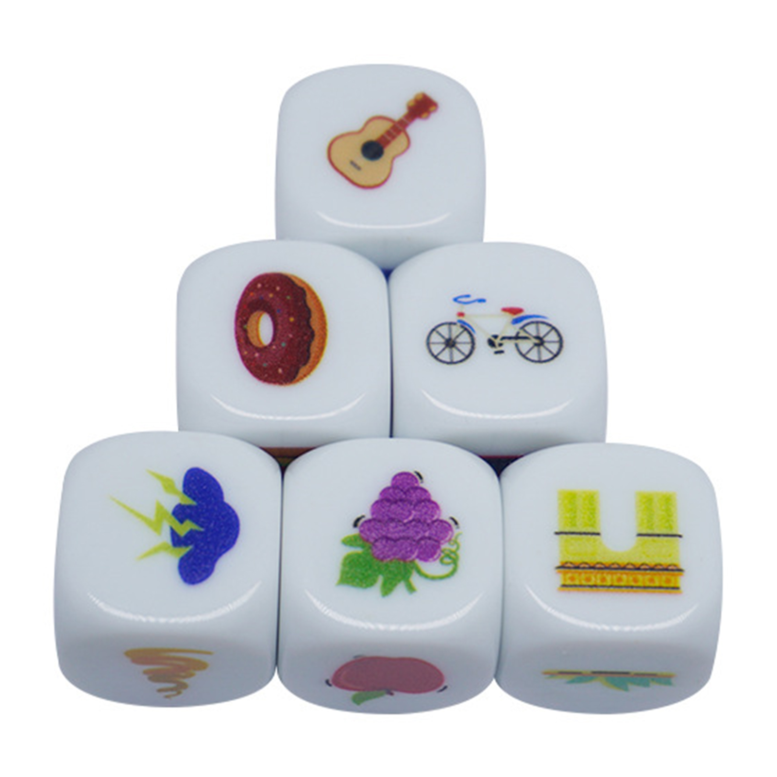 9 pcs Dice Telling Story Story Dice Game Family Party Funny Imagine Toys