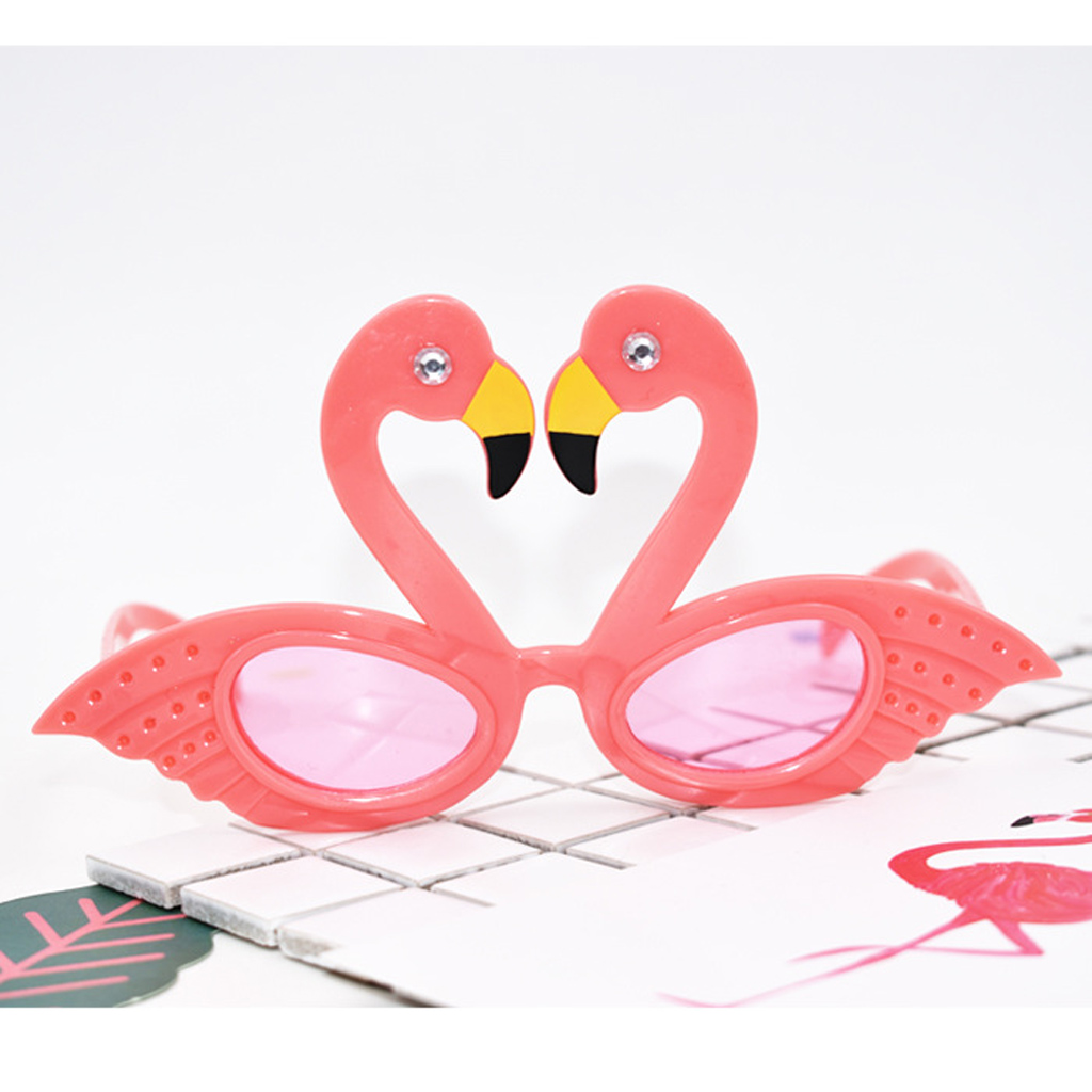 Flamingo Decorative Cocktail Hawaiian Sunglasses Fancy Dress Tropical Party Glasses Wedding Party Home Decorations Cute Gifts