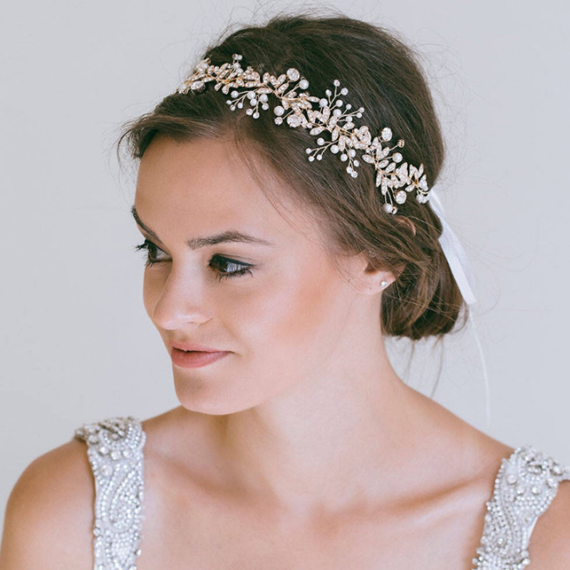 Acessórios de Cabelo Moda Nova Artesanal Cristal Strass Casamento Cabeça Banda Nupcial Headpieces Butt666 11 Cheap Grampos cabelo