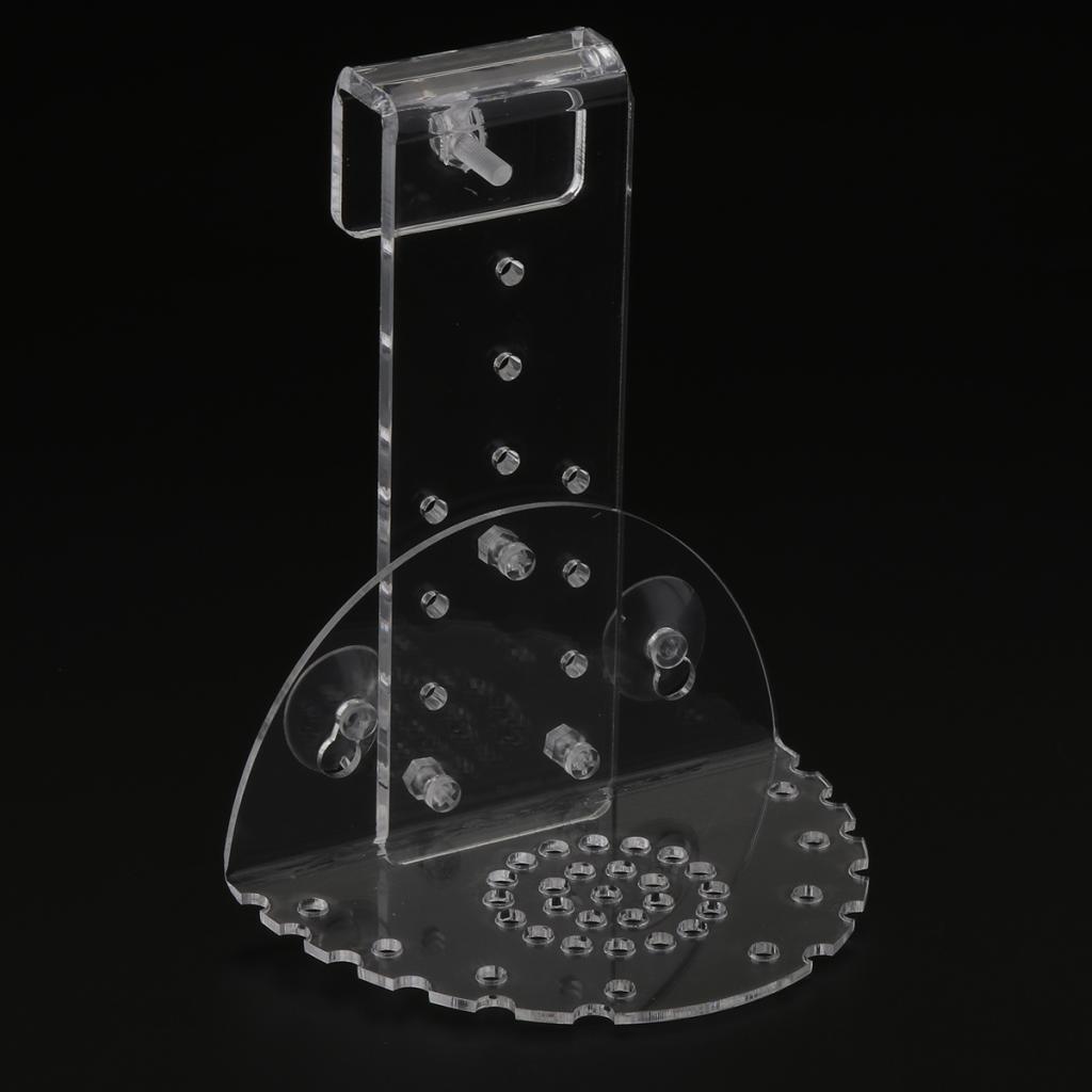 1pcs Aquarium Shelf For Substrate Live Plants Transparent Ledge For All Fish