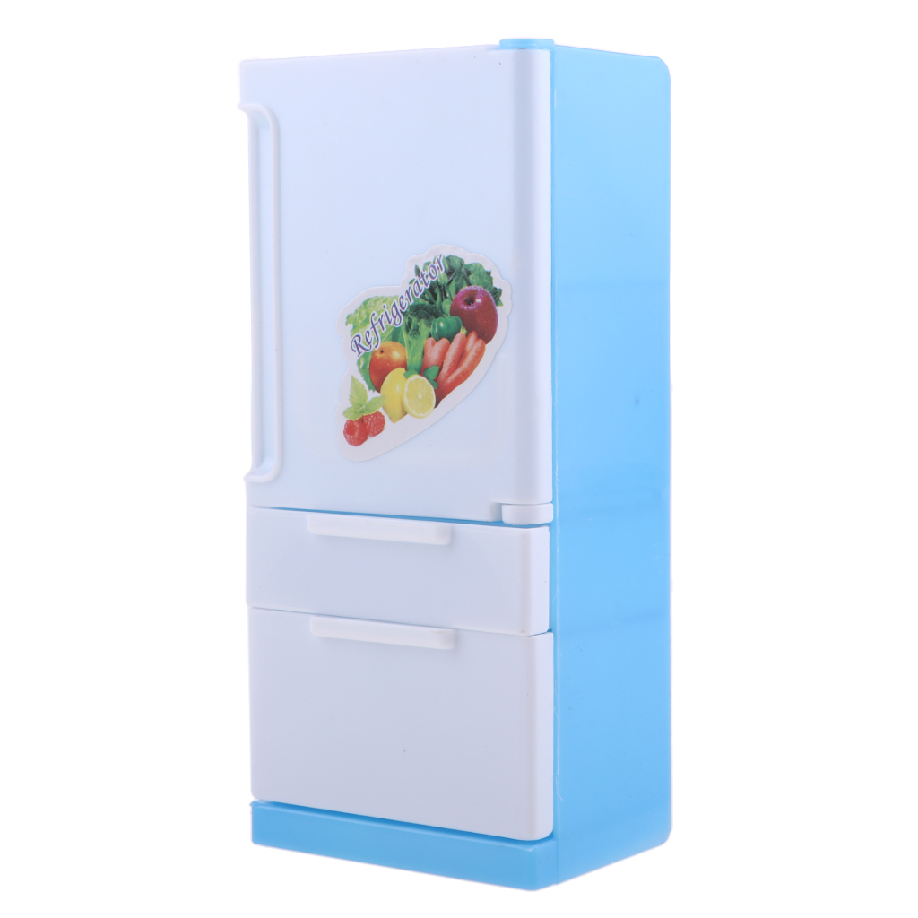 1/6 Scale Miniature Refrigerator Fridge Model For 12inch Action Figures Doll