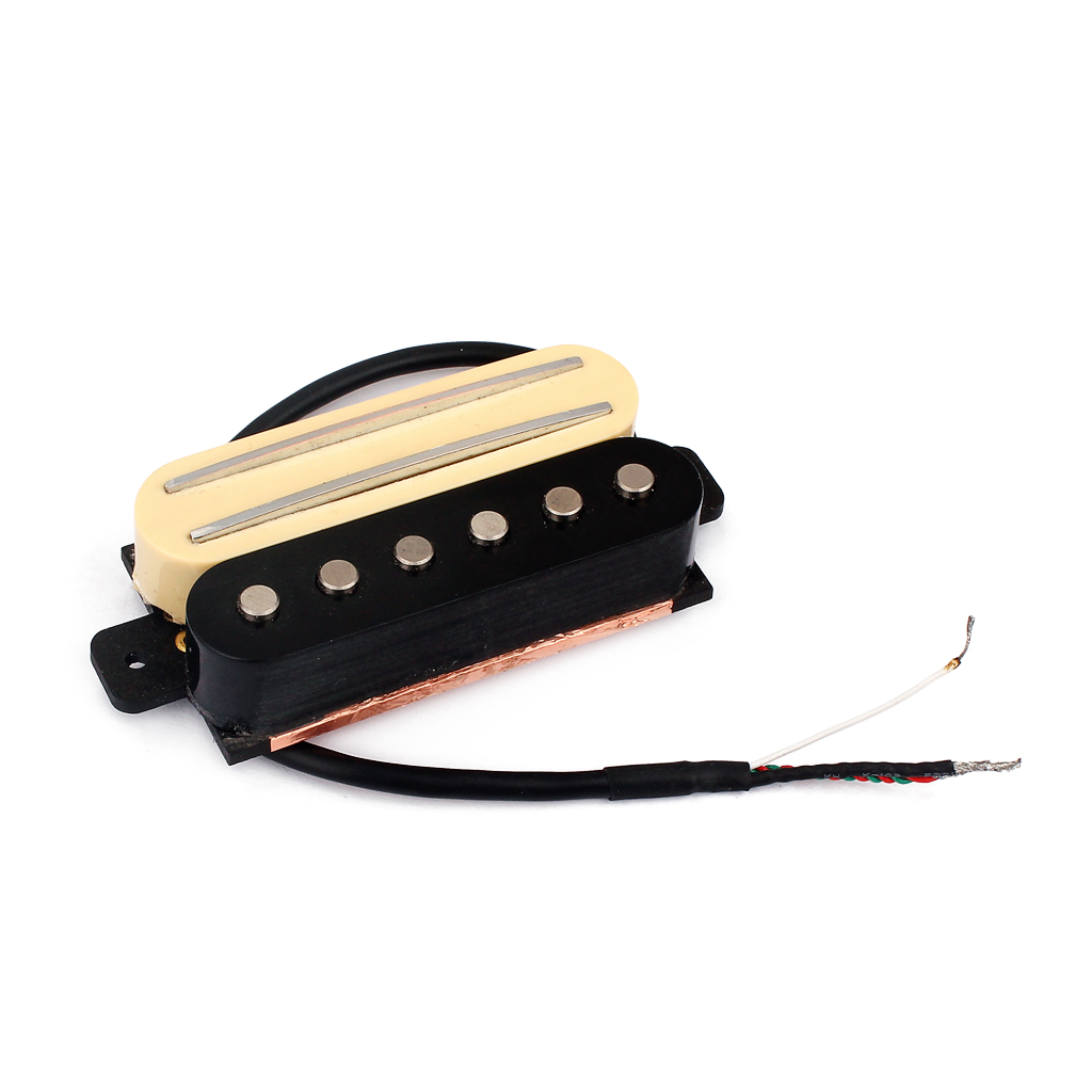 Hot Rail With Single Coil Humbucker Twin Pickup for Fender ST Electric Guitar