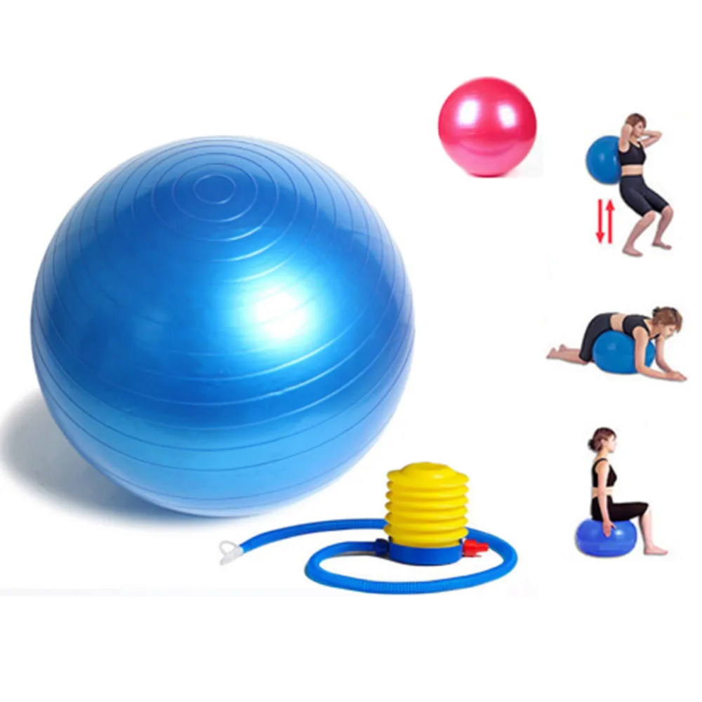 Details about   Anti Burst Gym Ball 65CM Exercise Swiss Pregnancy Workout Birthing Fitness Pump 