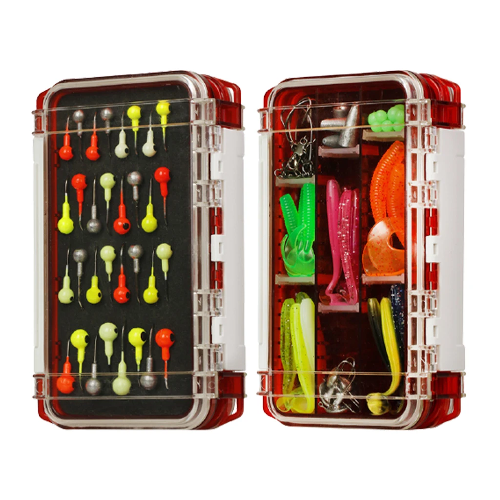 Fishing Accessories Set Tackle Box Hooks Lures Fishing Tool Gear Freshwater