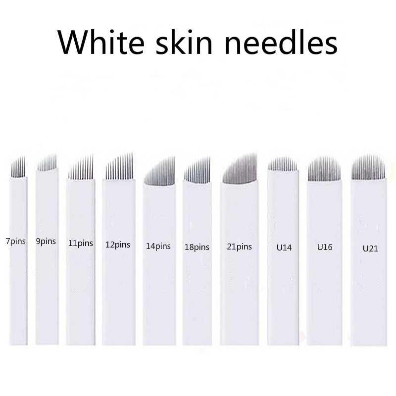 Best of 50pcs Microblading Tebori Blades Needles Tattoo Needles Permanent Makeup Needle 7 / 9 / 11 / 12 / 14 / 18 / 21 Manual Eyebrow Blades Reviews & Tips