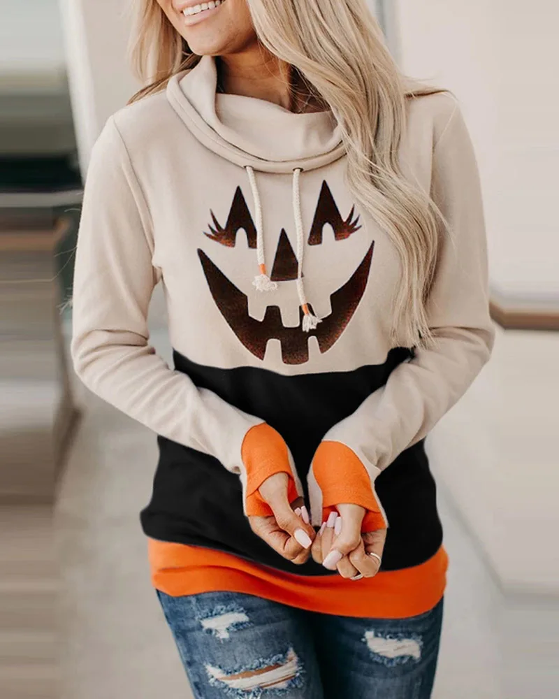 Halloween Color Matching Sweatshirt