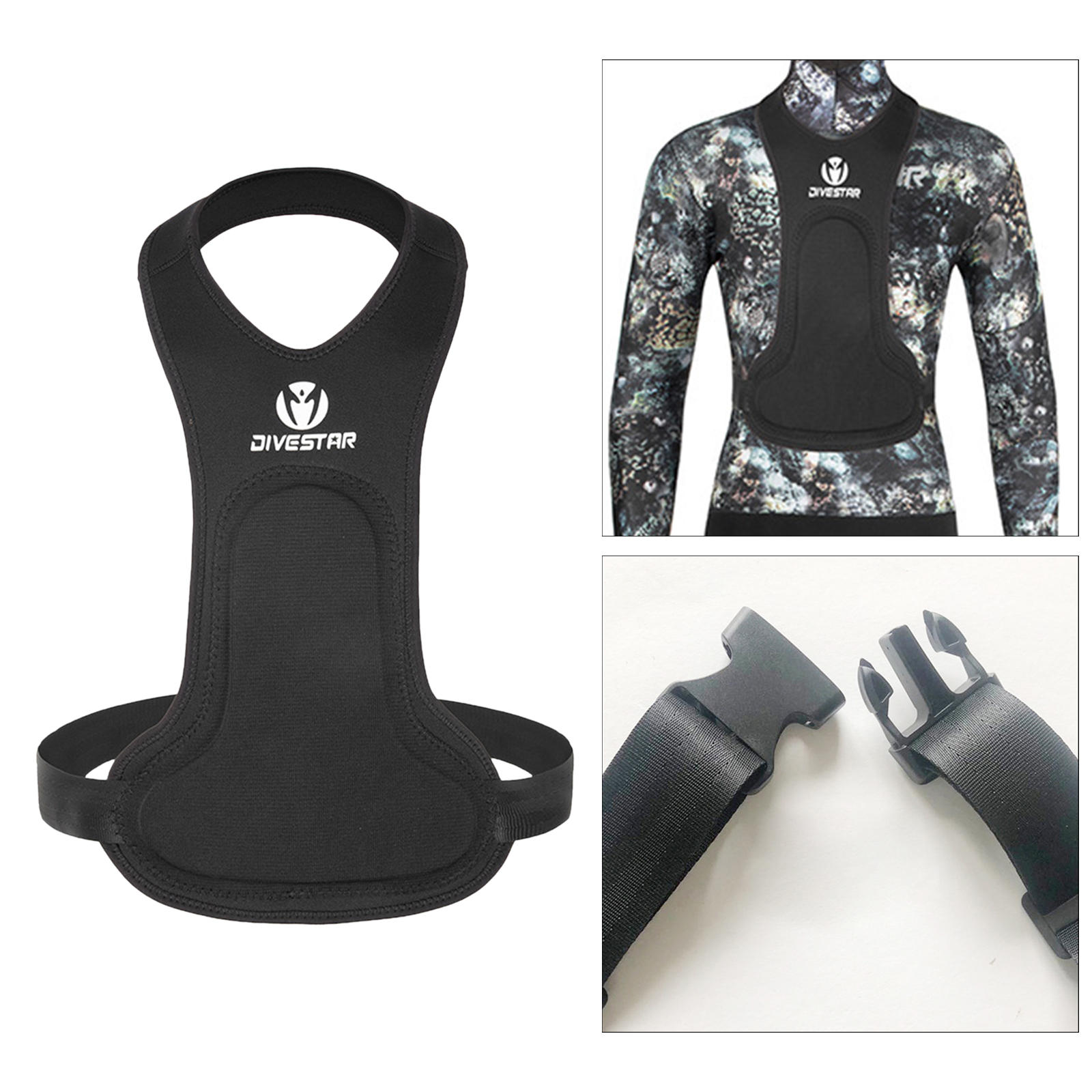 Title 4, Professional Diving Breast Vest Speargun Top 8m...