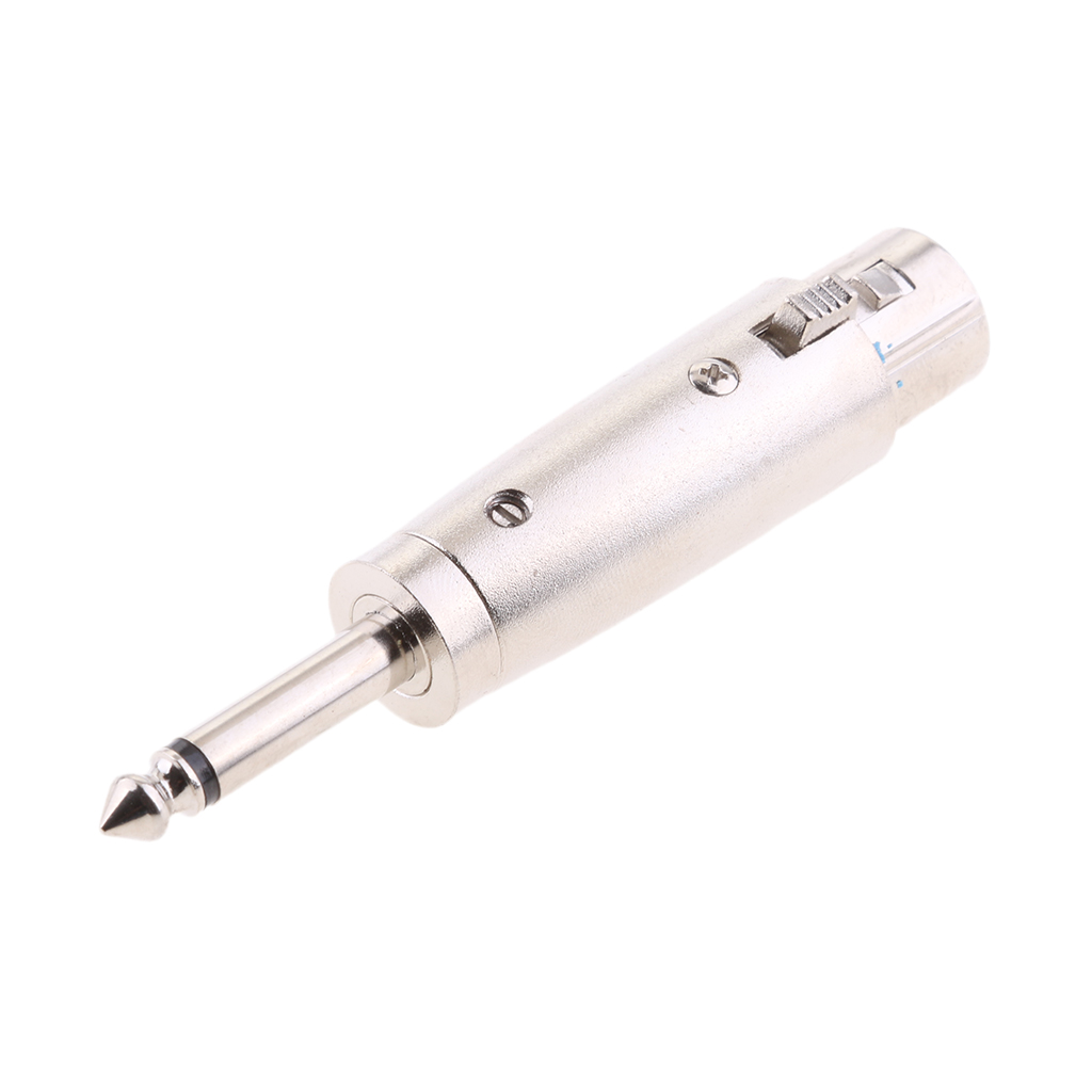 3 Pin XLR Female Connector to 6.3mm Male Connector Adapter A