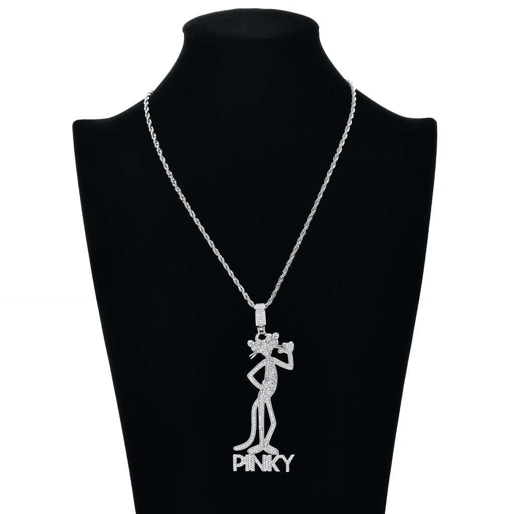 Cartoon Pink Panther Pinky Gilded Iced 