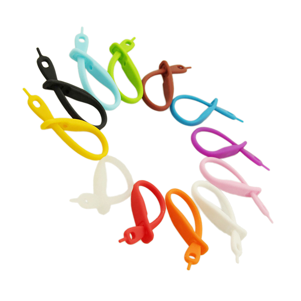 12Pcs Cups Glass Strip Identifier Tags Stem Marker Stags Bar Occasions Party