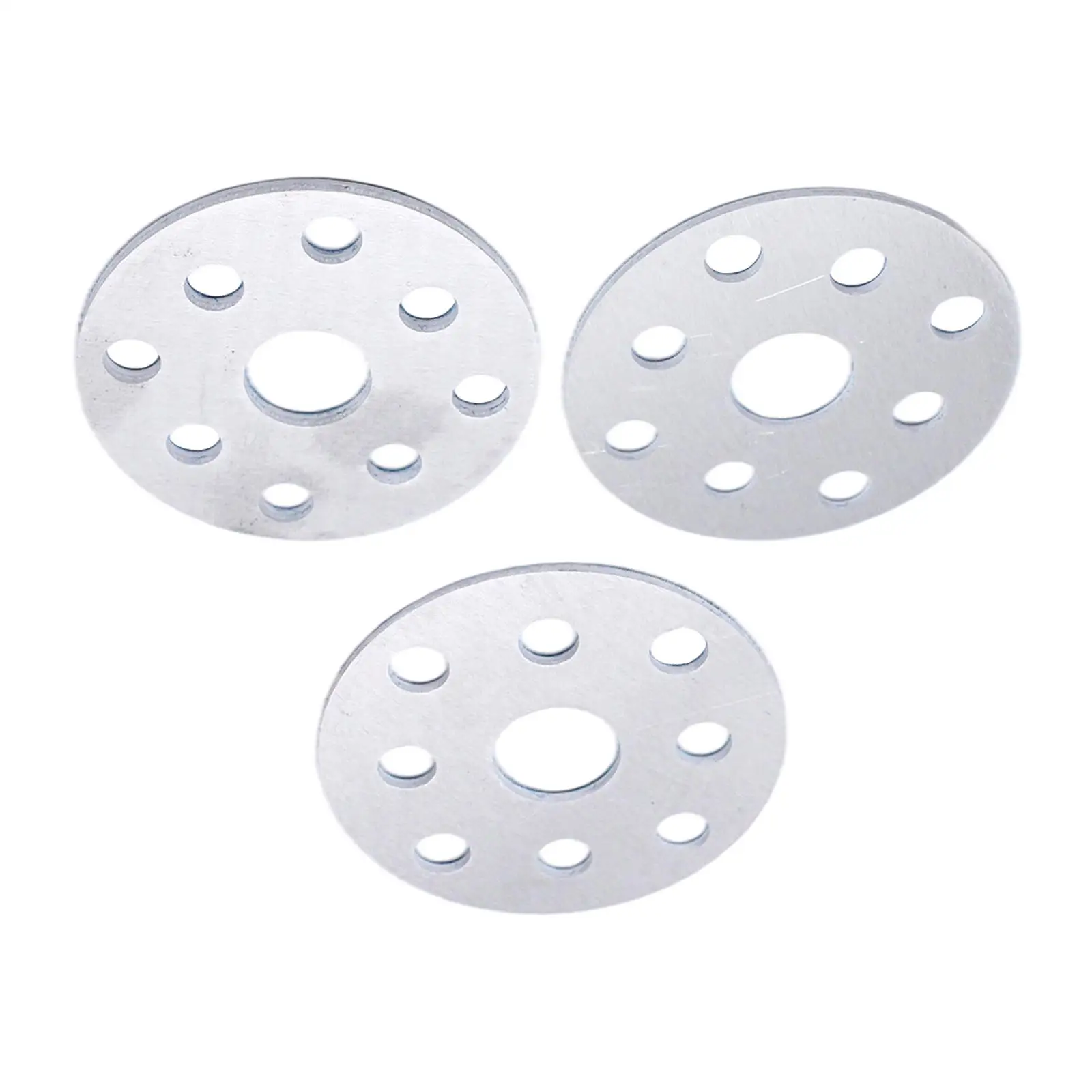 3Pcs Water Pump Spacer Silver Metal Auto Parts Pulley Shim Kit Replacement for Ford 302 350 427 454 Pulley Fan Accessories