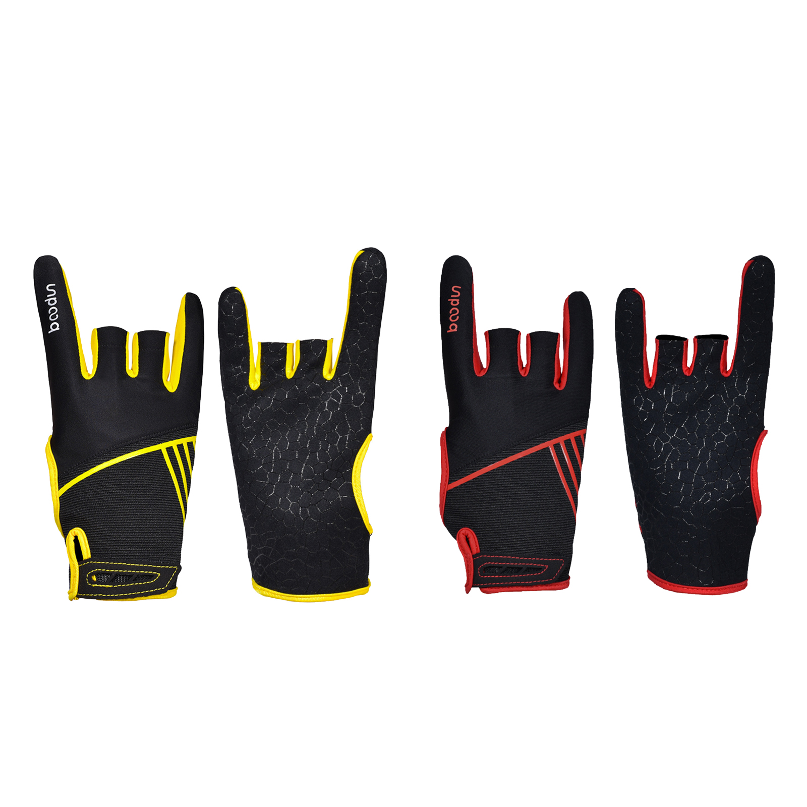 1 Pair Professional Men Women Bowling Gloves Antislip Elastic Breathable Sports Bowling Ball Glove Mittens Accessories