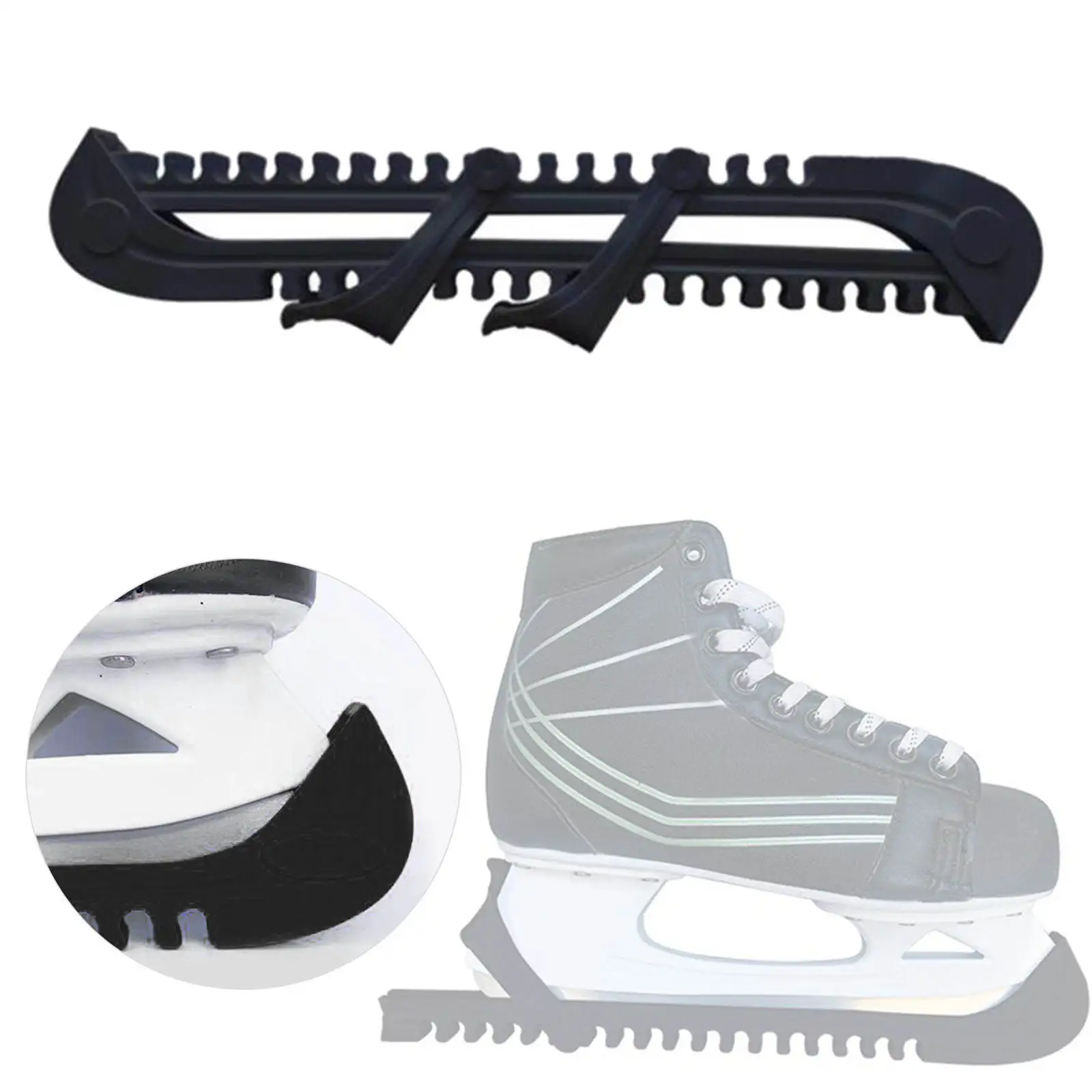 Skate Boots Equipment Carrier Bag &Blade Guard for Ice Roller Hockey Skating 