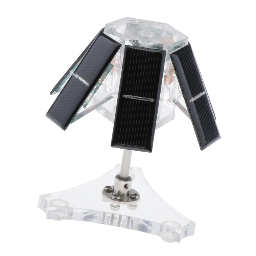 Solar Mendocino Motor Magnetic Levitating Educational Model with Vertical Stand - Physics Mechanical Learning Tool