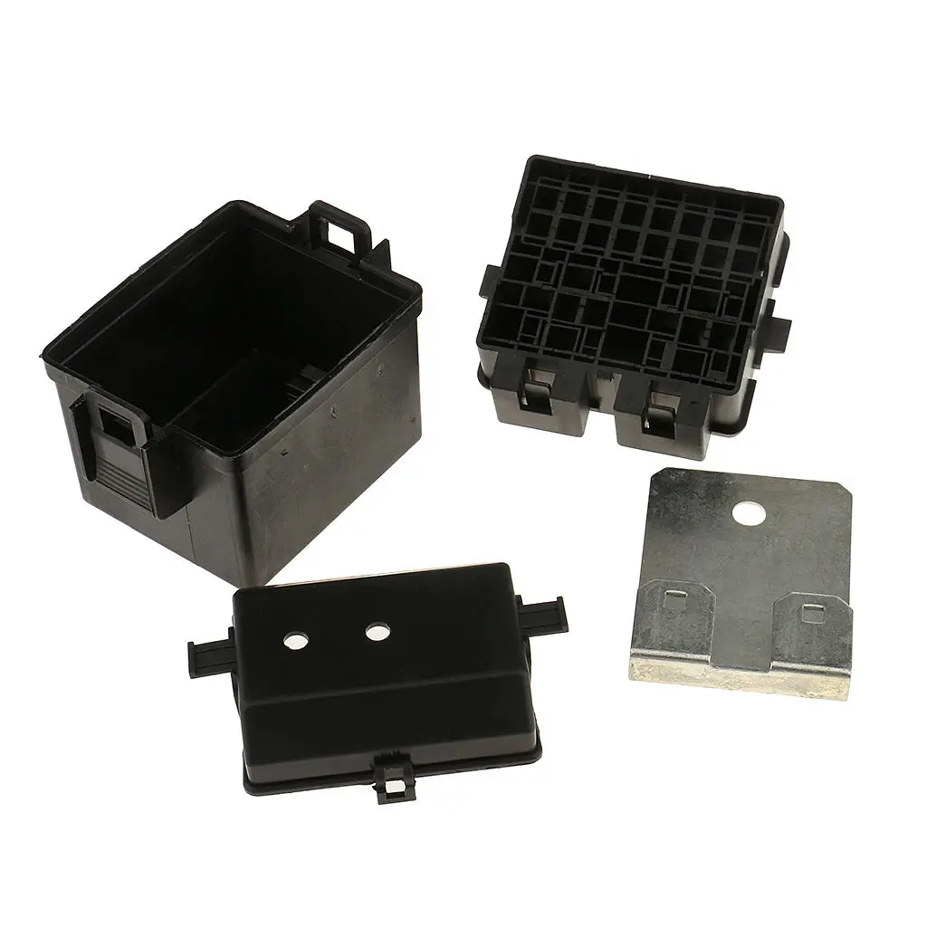 Universal Car Boat Truck Audio 12V 2-Way Relay Fuse Box Holder with 8 Fuses Sturdy and robust construction