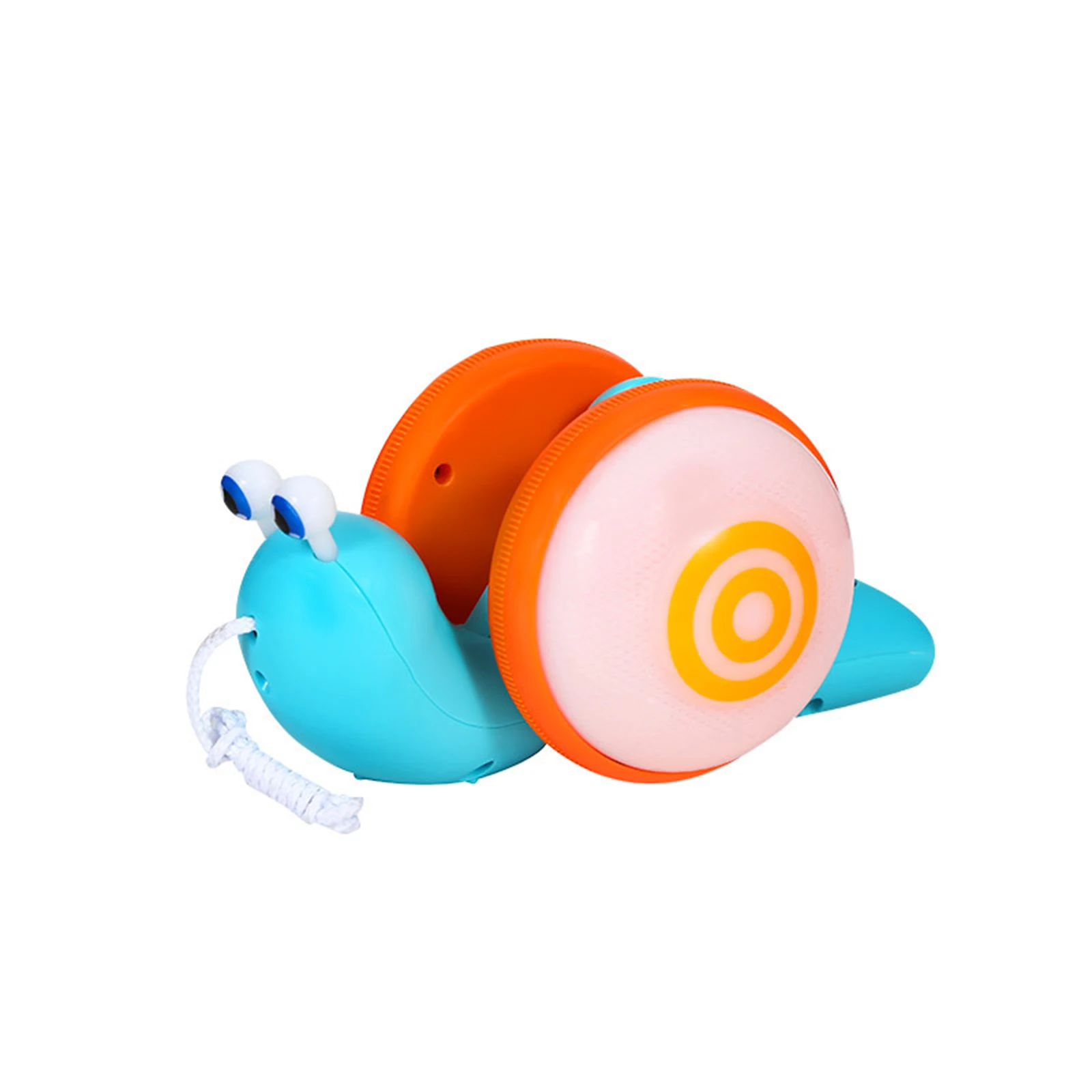 Baby Snail-shaped Pull-Along Toys Learn Walk Tools] Lighting Music Push Pull Toys Walker Motor Skills Toy
