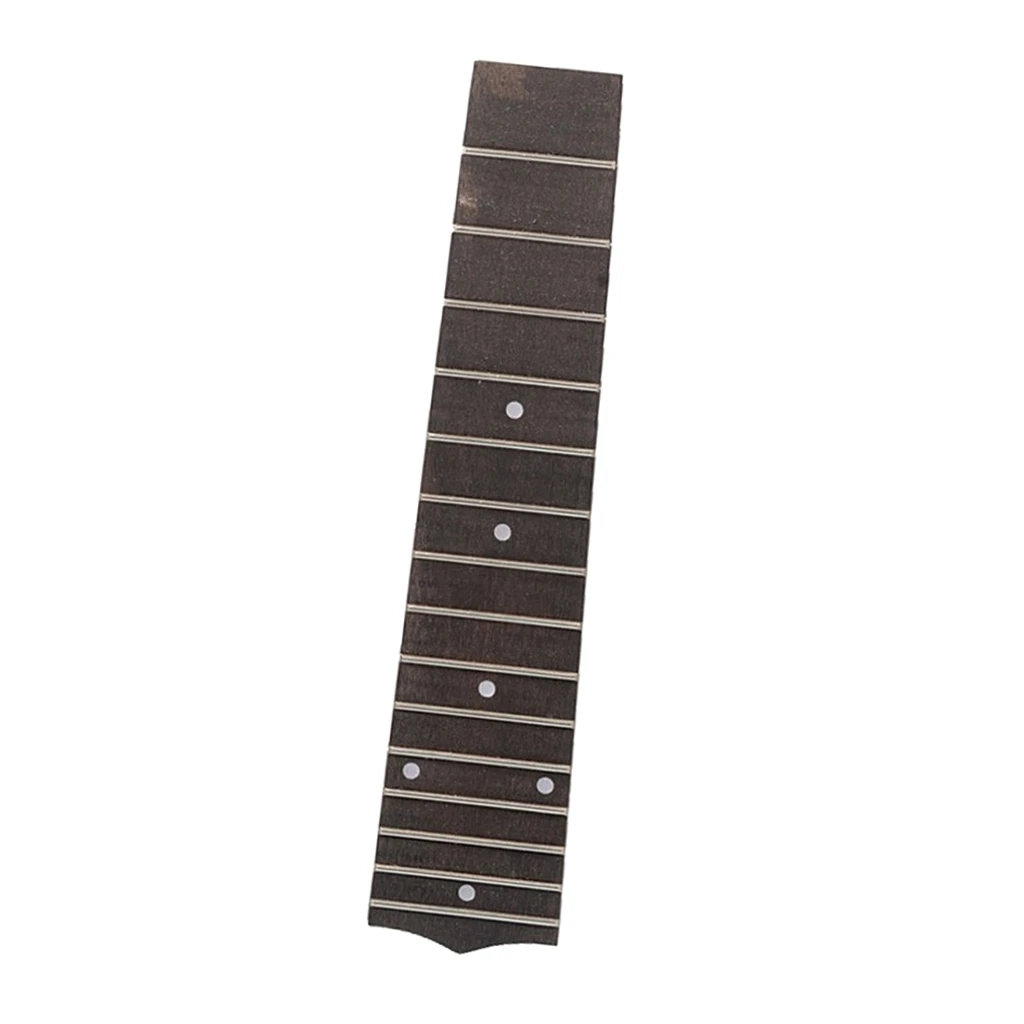 Rosewood 15 Frets Ukulele Fretboard Luthier Tool Replacement Accessory