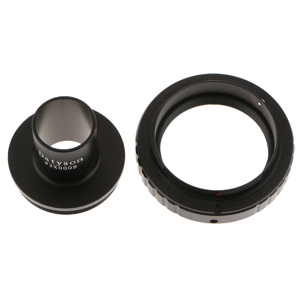 T2 Ring for Sony NEX E Camera Lens + 0.91''/23.2mm Telescope Microscope Mount Adapter (Black)