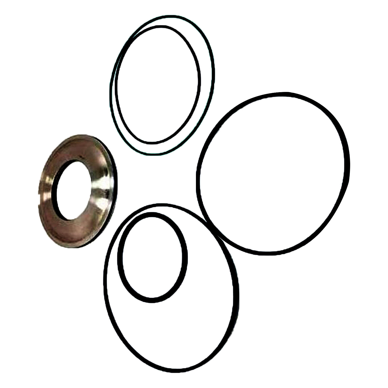 Car Piston Kit Pulley Steel Piston Rebuild O-Ring JF015E RE0F11A for Mitsubishi Supplies